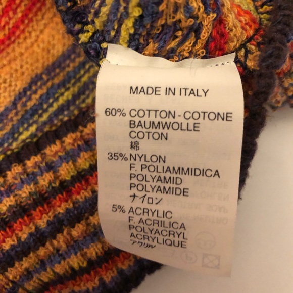 Coogi style cotton blend knit sweater - Picture 11 of 13